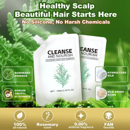 ✨ Odświeżający szampon do włosów, nadający im gładkość i połysk 👩💕